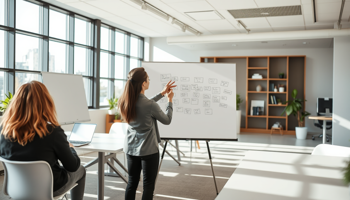 Whiteboard tipping over or marker ghosting won't erase? See how tripod stability and surface coating actually solve both problems.