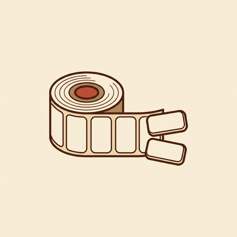 Roll of blank labels for organizing and shipping – Deskperado
