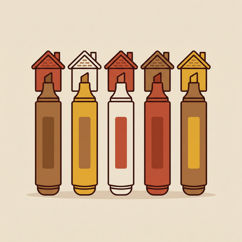 Colorful markers and highlighters for notes and presentations – Deskperado