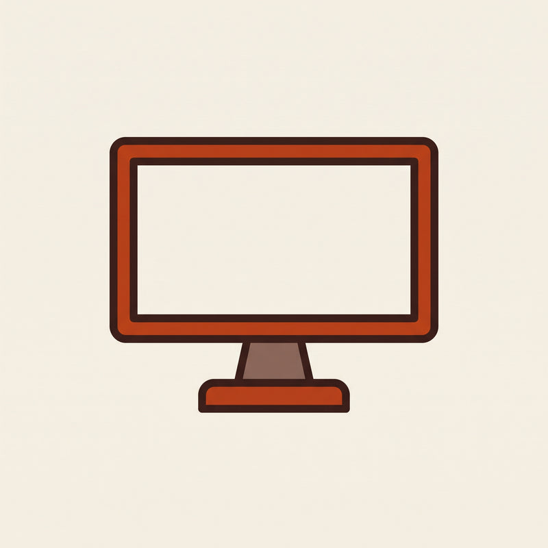 Monitor stand raising a computer screen to eye level – Deskperado