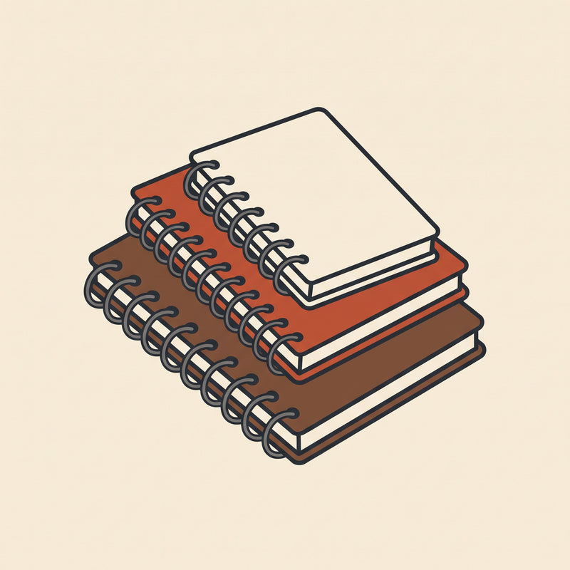 Spiral and hardcover notebooks for notes and journaling – Deskperado