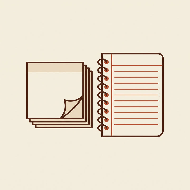 Sticky notes and memo pads for quick reminders – Deskperado
