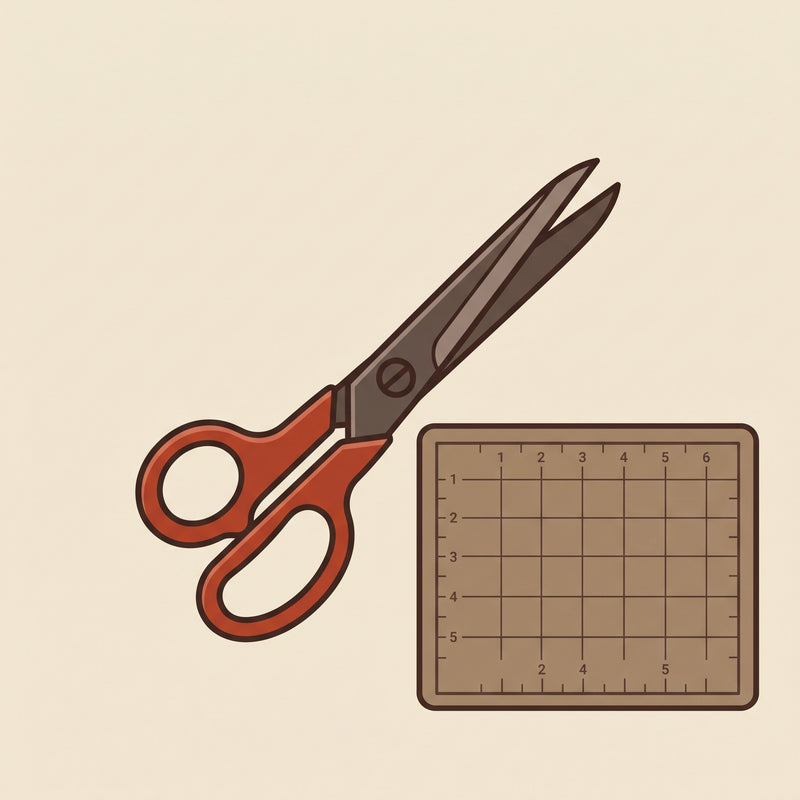 Office scissors and cutting mat for precise cuts – Deskperado