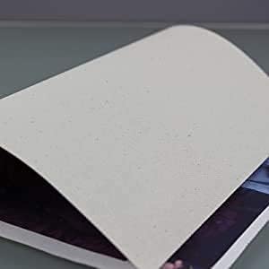 PPD Printable Fabric Sheets, Canvas Paper for Inkjet Printer, 100% Real Cotton, Matte Finish, No Watermark, 340 gsm 125 lbs (20 Sheets) 8.5 x 11 inches