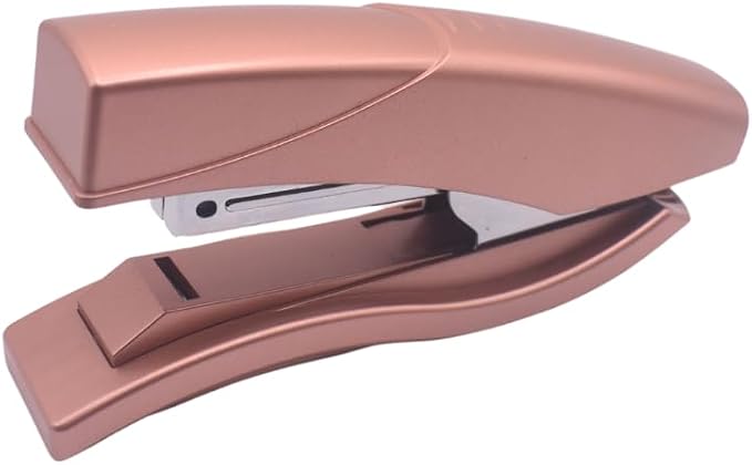 Ergonomic Desk Stapler Rose Gold (30 Sheet Capacity)
