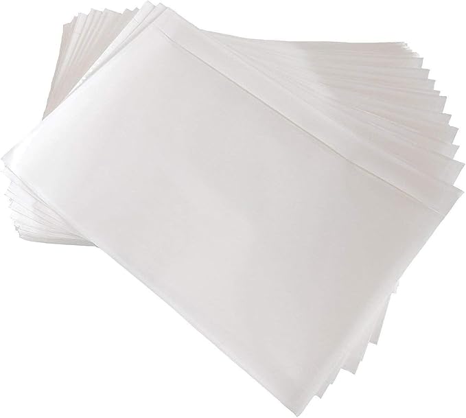 (240 Pack) BEUYI Clear 9.5'' x 6.7'' Packing List Envelopes, Adhesive Shipping Label Pouches/Sleeves, Easily Fits Half of Letter-Size Paper