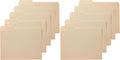 Amazon Basics Sturdy File Folders with Reinforced Tabs for Filing and Organization, 1/3-Cut Tab, Assorted Positions, Letter Size, 8.5x11 inches, Manila, 200-Pack