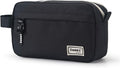 Sooez High Capacity Pencil Case, Big Pencil Bag Organizer Box Pen Case, Portable Journaling Supplies with Easy Grip Handle, Asthetic Supply for Girls Adults, Black