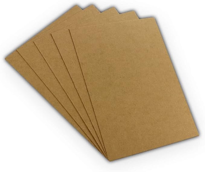 50 EcoSwift 5x7 Chipboard Cardboard Craft Scrapbook Material Scrapbooking Packaging Sheets Shipping Pads Inserts 5 inch x 7 inch Chip Board