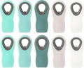 Chip Clips, Bag Clips, Magnetic Bread Food Package with Silicone Textured Mouth (10pcs Green)