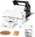 Labeer Bluetooth Thermal Shipping Label Printer with Label Holder, Wireless 4x6 Label Printer for Small Business, Compatible with iPhone, Android, Windows, Mac & Chromebook (White)