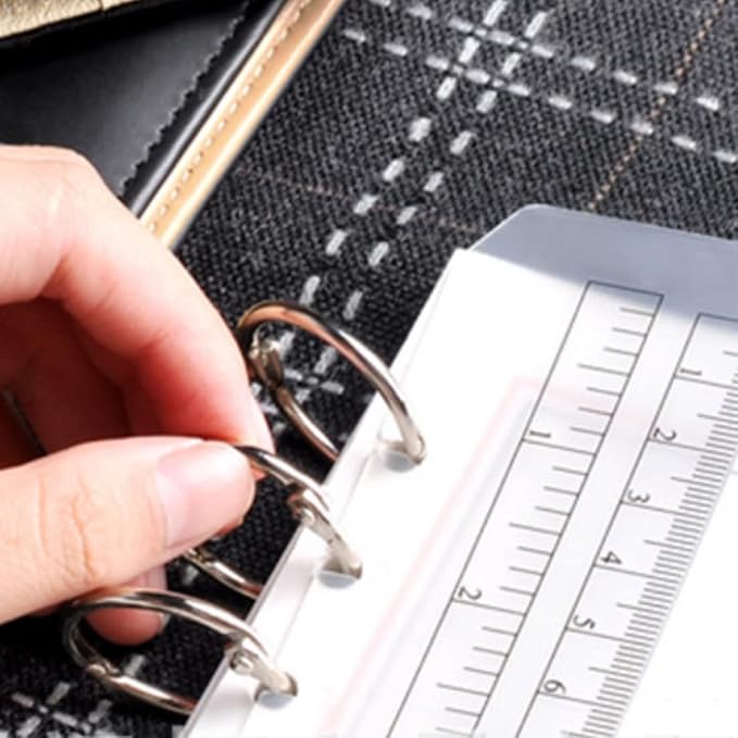 Otylzto 120pcs Metal Binder Rings 1 Inch, Paper Ring, Key Rings,Office Products