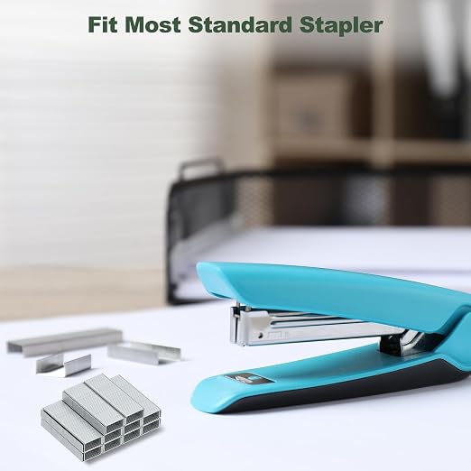 M&G 23/10 Heavy Duty Staples for Stapler, 5000pcs(1000pcs Per Box) Staples 70 Sheets Capacity for Standard Stapler Smooth Stapling for Home Office Supplies, Silver