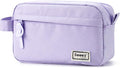 Sooez Original High Capacity Pencil Case, Big Pencil Bag Pouch Box Organizer Pen Case, Aesthetic Supply for Girls Adults, Portable Journaling Supplies with Easy Grip Handle & Loop, Purple