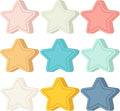Geyee 108 Pcs Star Cutouts Paper 3.5 Inch Boho Classroom Decor Bulletin Board Stars Assorted Pastel Colors Die Cut for Teachers DIY Craft Projects Office School Chalkboard Wall Decor