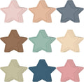 Geyee 108 Pcs Star Cutouts Paper Boho Classroom Decor Bulletin Board Stars Assorted Colors Die Cut for Teachers DIY Craft Projects Office School Chalkboard Wall Decor (5.5 Inch)