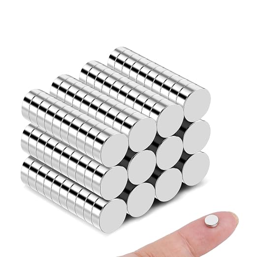 120Pcs Fridge Magnets, 6x2mm Small Refrigerator Magnets | Mini Magnet for Whiteboard Crafts, Office, School