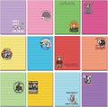 12 Pcs Funny Sticky Notes for Work 4x3 Inches Sarcastic Self Adhesive Notepads Novelty Memo Pads for Office Coworker Gifts Employee Appreciation Supplies(Opossum-Lines,Multi Color)