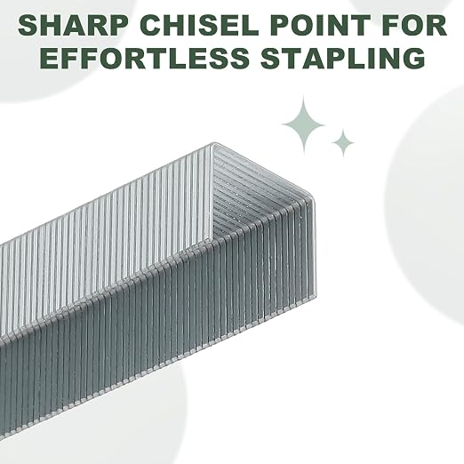 M&G 23/10 Heavy Duty Staples for Stapler, 5000pcs(1000pcs Per Box) Staples 70 Sheets Capacity for Standard Stapler Smooth Stapling for Home Office Supplies, Silver