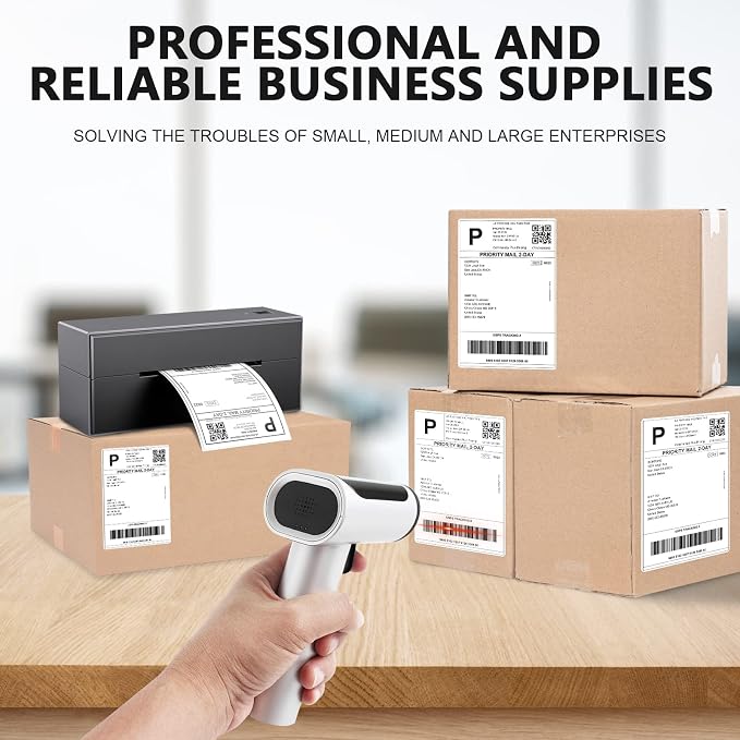 4"x6" Direct Thermal Shipping Labels, 220 Labels/Roll - Thermal Shipping Label Printer Paper Postage Mailing Labels Compatible with Rollo, MUNBYN Label Printer (4 Rolls)