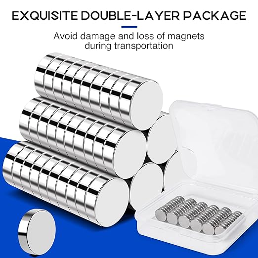 Refrigerator Magnets, 120 Pcs Rare Earth Magnets, Neodymium Fridge Magnet Whiteboard Magnets for Crafts, DIY, Office, Dry Erase Board | Neodymium Fridge Magnet Whiteboard Magnets for Crafts, DIY, Office, Dry Erase Board