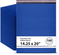 Royal Blue Bubble Mailers 14.50x20, Poly Padded Envelopes #7, 100 Pack | Holds Clothing & Bulk Items, Self-Seal Closure, Cushioned Protection, Water-Resistant Poly, Bulk Pack
