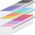 EOOUT 72pcs Mesh Zipper Pouch, A4 Size, 12 Colors Zipper Bags for Organizing Storage, Waterproof Puzzle Bag, Zipper File Bags for Board Games and School Office Supplies