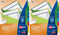 Avery Insertable Plastic Dividers for 3 Ring Binders,8 Tabs per Set,Big Tabs,Two Pockets,Multicolor Binder Dividers,Works with Sheet Protectors (11903),(Pack of 2)
