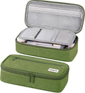 WEMATE Pencil Case, Large Storage Organizer, Makeup Bag, Teacher Must - have, Big Pencil Pouch, Marker Case for College