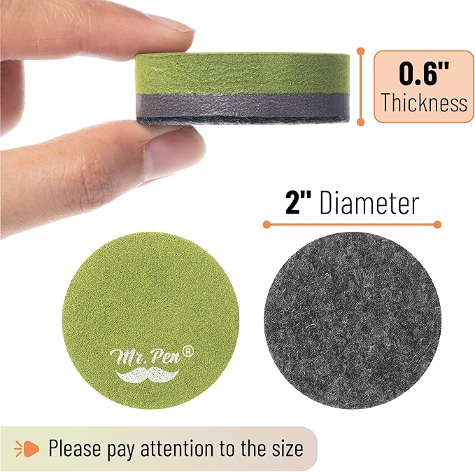 Mr. Pen- Round Magnetic Dry Erase Erasers, 24 Pack | Colorful Small Magnetic Whiteboard Dry Erase Erasers Bulk for Kids, Teachers, Students and Classroom Supplies